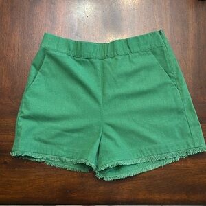 Tuckernuck Green Size Zip fringe shorts size S